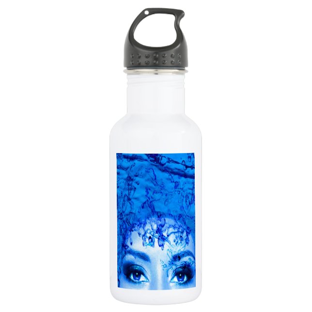 Bouteille D'eau En Acier Inoxydable Yeux bleus (Devant)