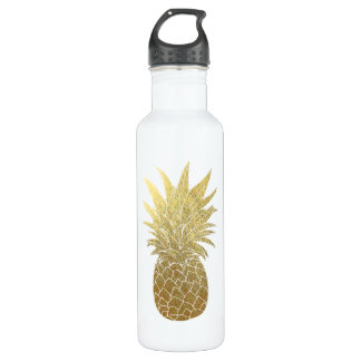 Bouteille d'eau en ananas
