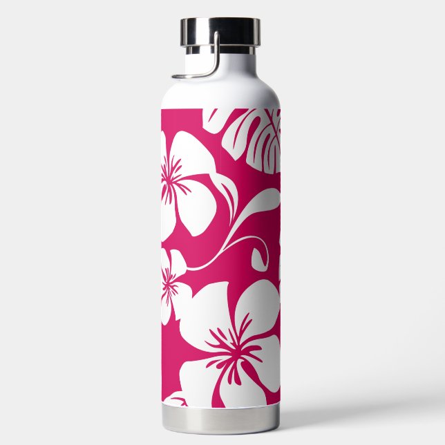 BOUTEILLE D'EAU EN BIKINI ROSE (ROUGE FRAISE) (Droite)