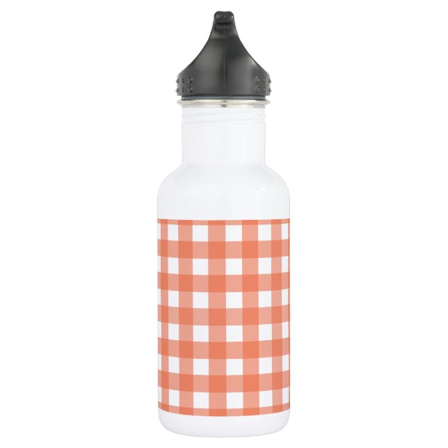 Bouteille D'eau En vichy orange (Droite)