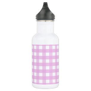 Bouteille D'eau En vichy rose pâle