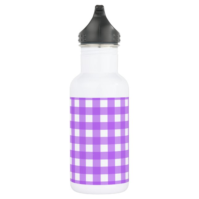 Bouteille D'eau En vichy violet brillant (Droite)