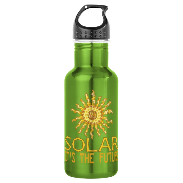 Bouteille D'eau Énergie solaire (Devant)