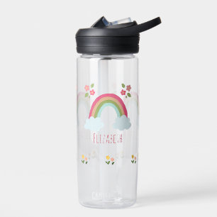 Bouteille D'eau Enfants personnalisés Cute arc-en-ciel fille école