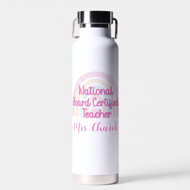 Bouteille D'eau Enseignant certifié par la Commission nationale su (Avant)