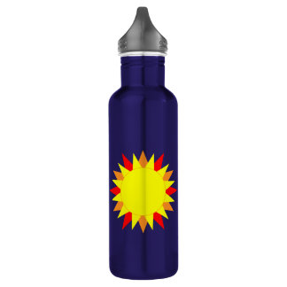 Bouteille d'eau ensoleillée