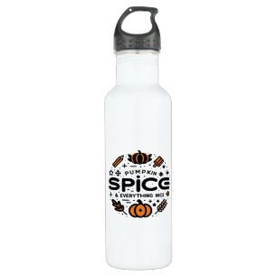 Bouteille D'eau Épices citrouilles Et Tout Nice Trend Slogan