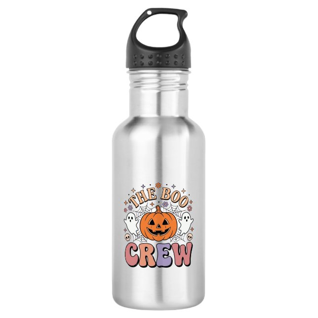 Bouteille D'eau Équipage de fantôme d'Halloween Mignon Fantomatiqu (Devant)