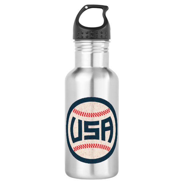 Bouteille D'eau Équipe de baseball USA (Devant)