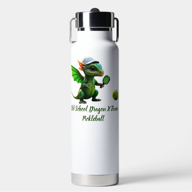 Bouteille D'eau Équipe de pickleball Old Schook Dragon X pour les  (Salle de sport)