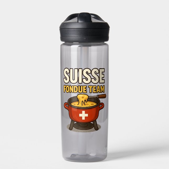Bouteille D'eau Équipe Fondue Suisse (Extérieur)