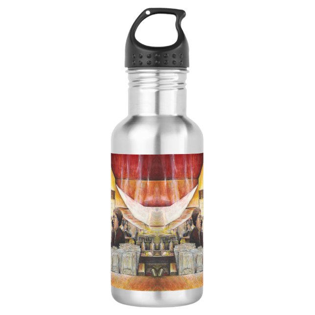 Bouteille D'eau Équivalent lumineux des émotions passionnées (Devant)