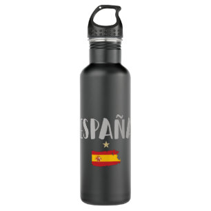 Bouteille D'eau Espagne Football Fan Shirt Drapeau