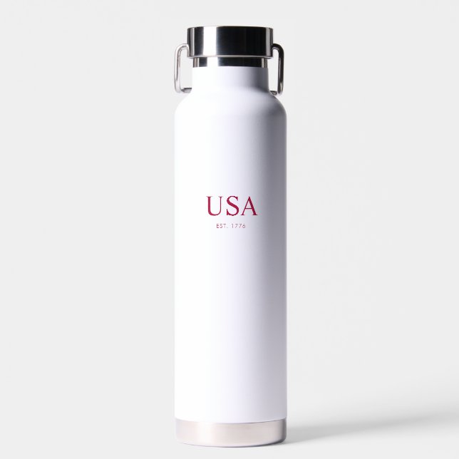 Bouteille D'eau État-Unis moderne Établis 1776 (Avant)
