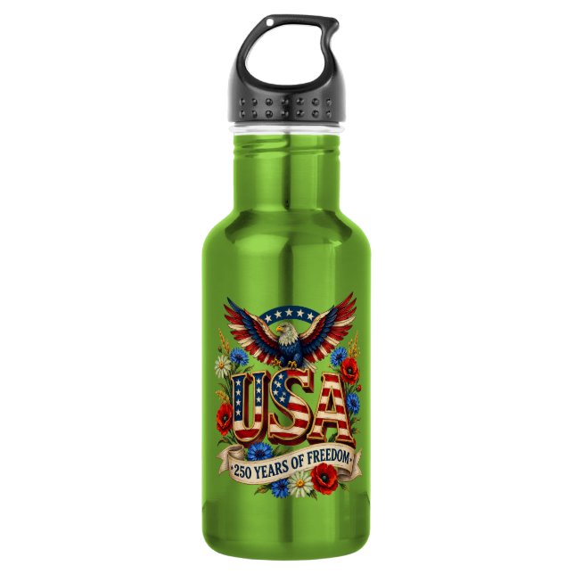 Bouteille D'eau États-Unis 250 ans de liberté (Devant)