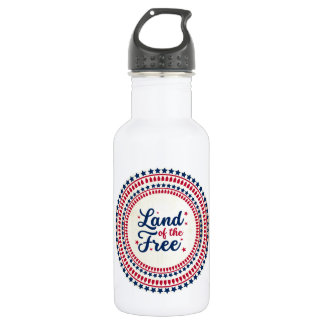 Bouteille D'eau États-Unis/patriotique 4 juillet Terre de la liber