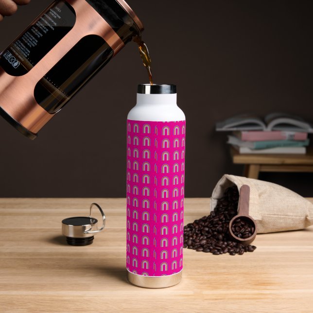 Bouteille D'eau Été Femmes Élégant Boho Arc-en-Ciel (Gym)