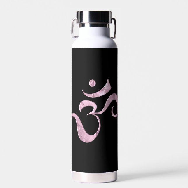 Bouteille D'eau Étincelle Rose Om  (Avant)
