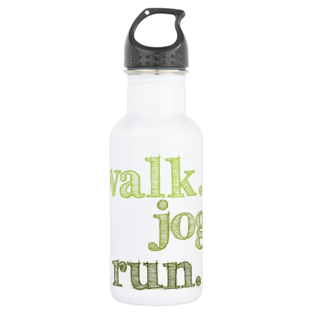 Bouteille D'eau EXÉCUTION DE LA MARCHE VERTE (police OMBRÉE) (Devant)