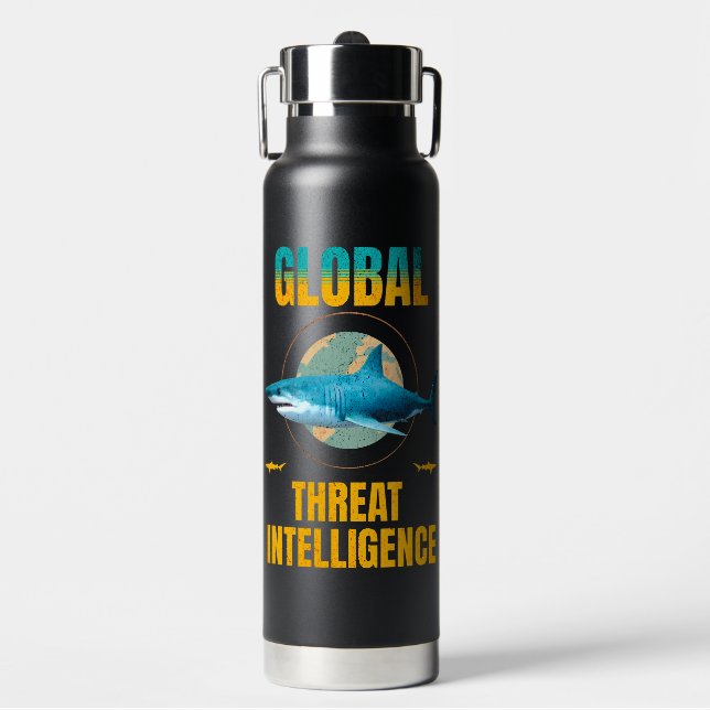 Bouteille D'eau Expert en cybersécurité Requin Drôle (Salle de sport)