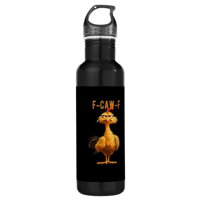 Bouteille D'eau F-Caw-F Chicken Classic Retro Style (Devant)