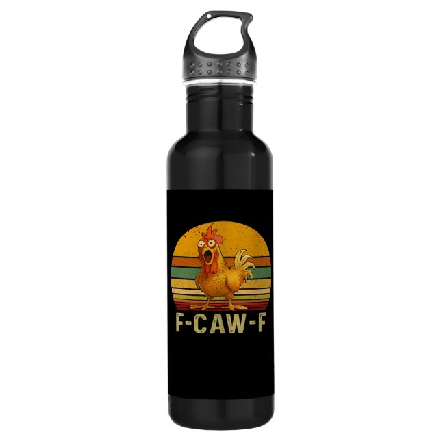 Bouteille D'eau F-Caw-F Chicken Essential Retro Classic (Devant)