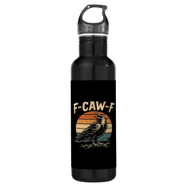 Bouteille D'eau F-Caw-F Funny Trendy (Devant)
