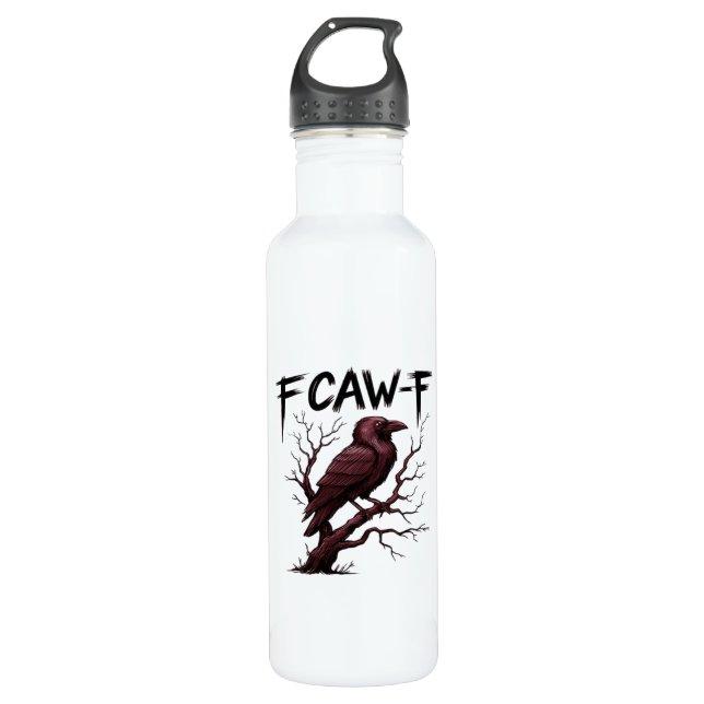 Bouteille D'eau F-Caw-F Raven Classic (Devant)