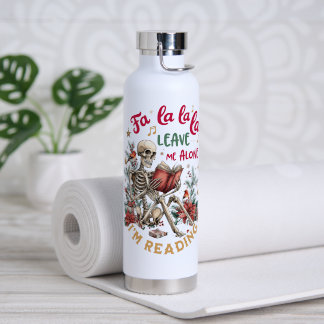 Bouteille D'eau Fa La La La Laissez-Moi Tranquille, Je Lis 