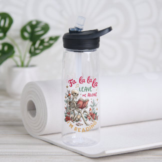 Bouteille D'eau Fa La La La Laissez-Moi Tranquille, Je Lis 