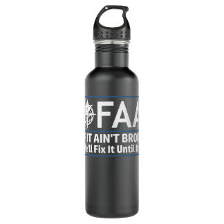 Bouteille D'eau FAA Federal Aviation Authority Shirt Funny Conserv