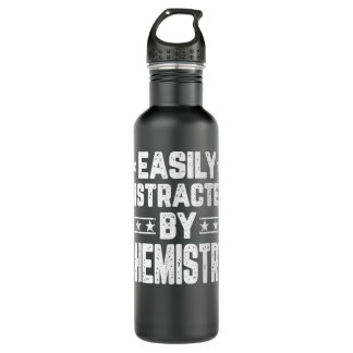 Bouteille D'eau Facilement Distrait Par La Chimie - Drôle Che Chim
