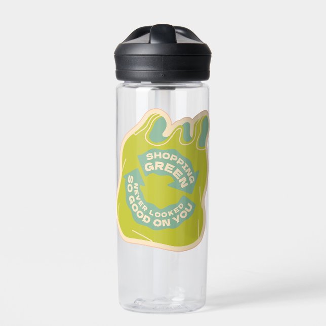 Bouteille D'eau Faire du shopping éco-responsable (Extérieur)