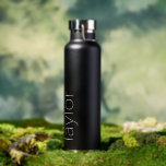 Bouteille D'eau Faites votre propre nom personnalisé<br><div class="desc">Faites votre propre bouteille d'eau de nom personnalisé de Ricaso - disponible en différentes couleurs</div>