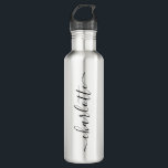 Bouteille D'eau Faites votre propre nom personnalisé<br><div class="desc">Faites votre propre bouteille d'eau de nom personnalisé de Ricaso - disponible en différentes couleurs et tailles</div>