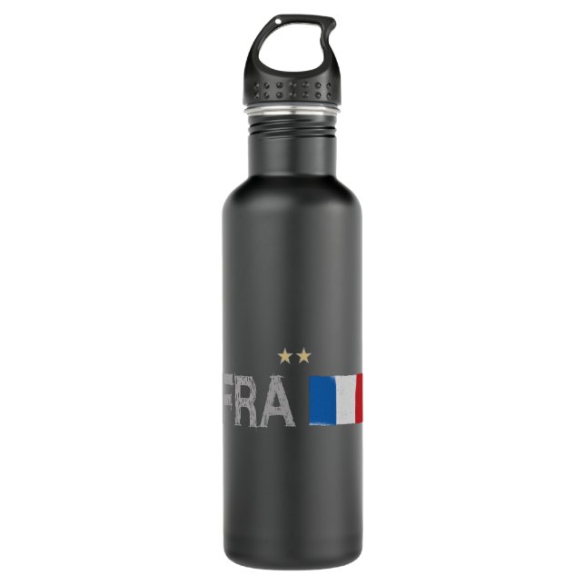 Bouteille D'eau Fan de football France Chemise Française (Devant)
