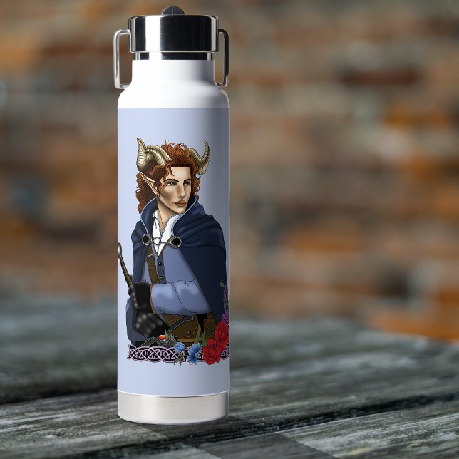 Bouteille D'eau Faune cornu Fae Fantastique  (Créateur téléchargé)