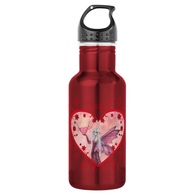 Bouteille D'eau Fée de la Saint-Valentin (Devant)