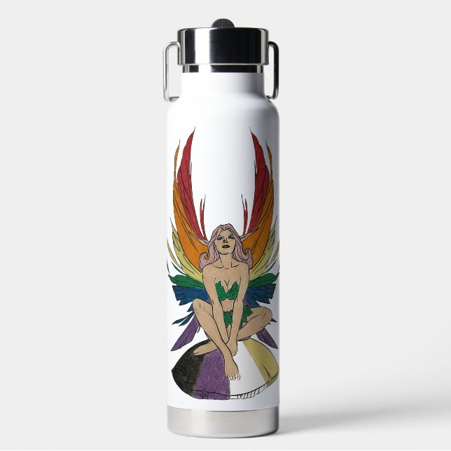 Bouteille D'eau Fée non-binaire (Salle de sport)