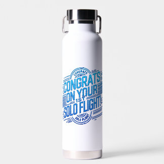 Bouteille D'eau Félicitations pour votre 1er vol solo !