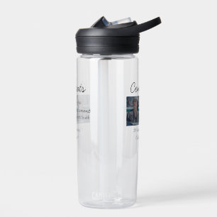 Bouteille D'eau Félicitations pour votre retraite ajouter le nom d