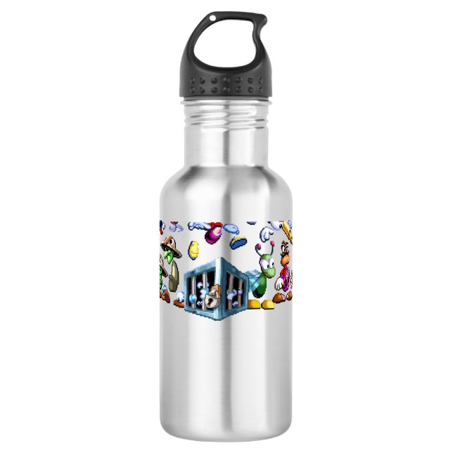Bouteille D'eau Femmes Hommes Rayman Ennemis originaux (Devant)