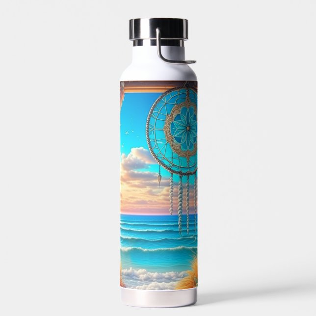 Bouteille D'eau Fenêtre avec attrape-soleil surplombant l'océan (Gauche)
