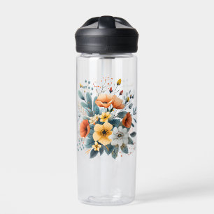 Bouteille D'eau Fête des Mères Fleurs Boho Clipart-61983