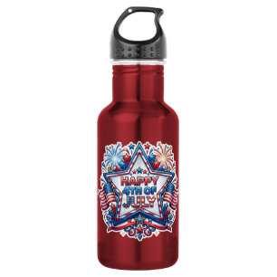 Bouteille D'eau Fête patriotique du 250e anniversaire du 4 juillet