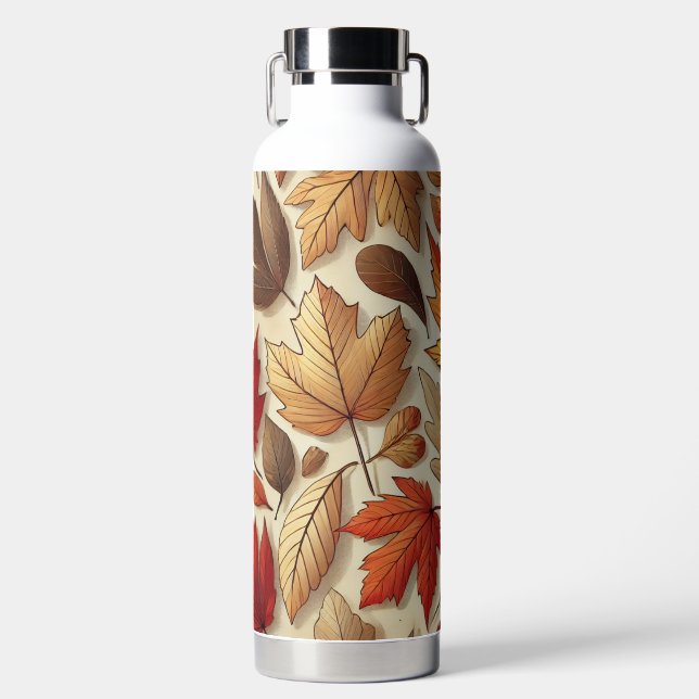 Bouteille D'eau feuilles d'automne classiques (Avant)