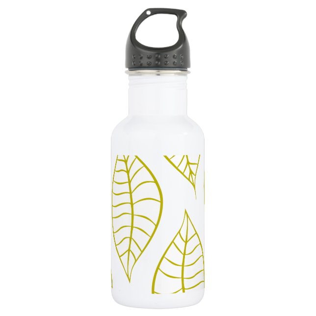 Bouteille D'eau Feuilles en Citron (Devant)