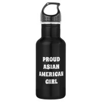 Fier Asiatique Américaine Fille, Acier Inoxydable