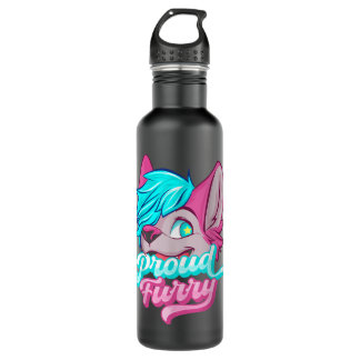 Bouteille D'eau Fier Furry Fandom Furries Tails Oreilles Furry Per