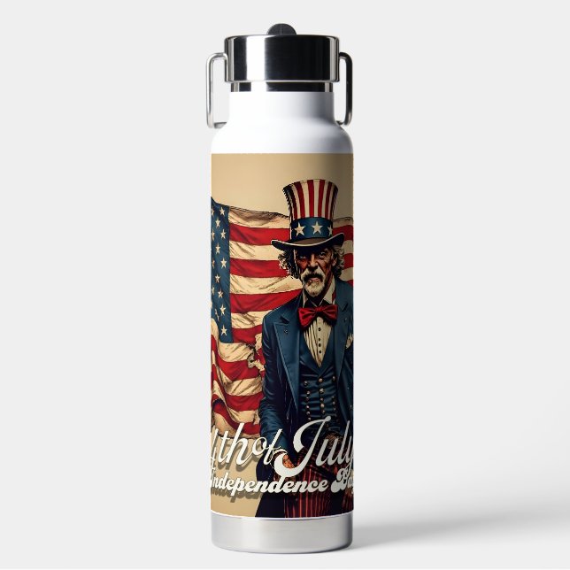 Bouteille D'eau Fière âme du 4 juillet (Salle de sport)